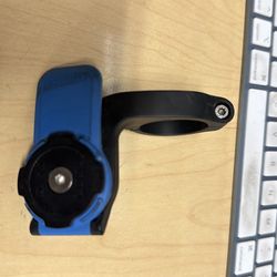 Quad lock out front handlebar, bicycle phone mount for iPhone, galaxy, pixel, and universal adapters