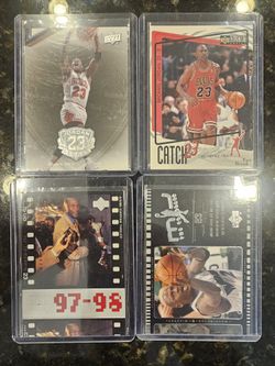 4 jordan cards sold together 