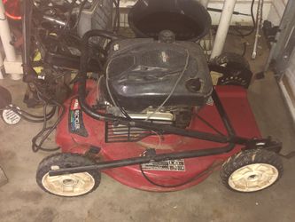 Toro gas powered lawn mower