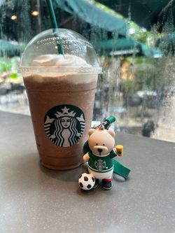 Starbucks FIFA Bearista keychain