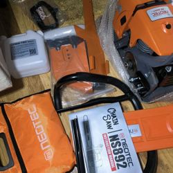 (Only Power Head )NEO-TEC Chainsaw NS892V 92CC Gas Chain Saw Fit 24/28/36/42 Inch Bar, For Big Wood Cutting, All Parts