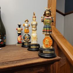 Gold Plated Armor Figurines