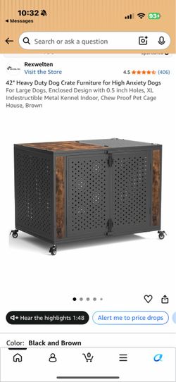 Anti-Anxiety Dog Crate
