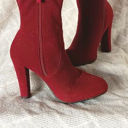 Burgundy Short Boots