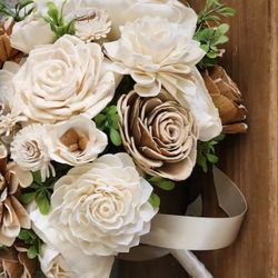 Rustic Sola Wood Flowers For Fall Rustic Weddings