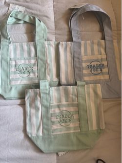 Trader Joe Stripped Totes