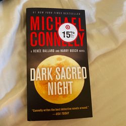 Fictional Book - Michael Connelly - Dark Sacred Night