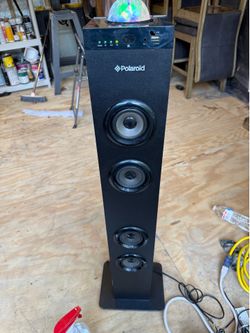 Polaroid Bluetooth Tower Speaker with Disco Ball