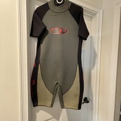 Free Ocean PACIFIC MENS LARGE SHORT WETSUIT