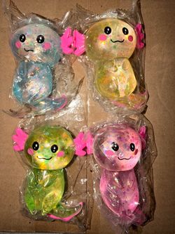 Squishy axolotl toys