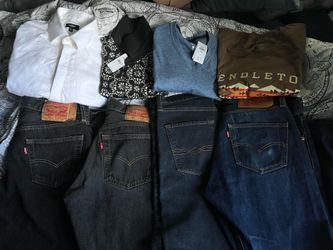 501 Levi’s 4 shirts
