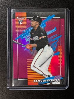 2026 Topps Finest Samuel Basallo RC Pink Refractor /250 Uncommon