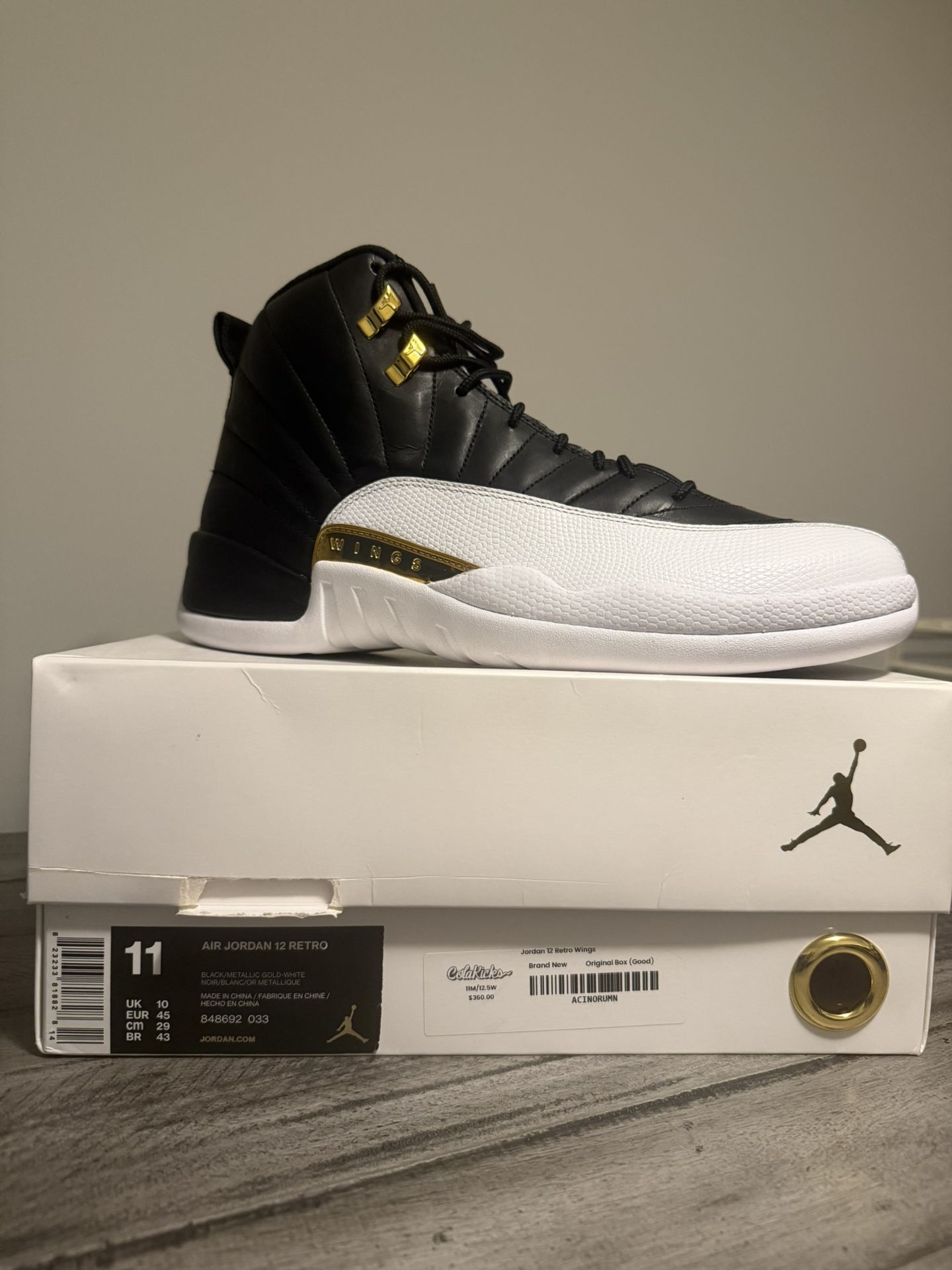 AIR JORDAN 12 RETO “ WINGS “