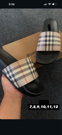 Burberry slides