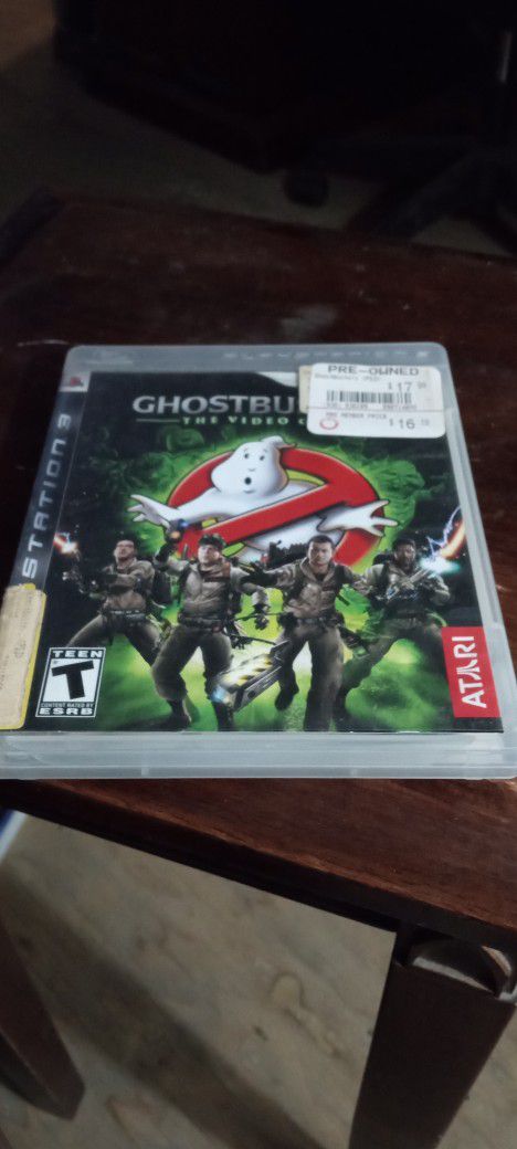 Ghost Busters PS3 Replacement Video Game Case With Booklet 