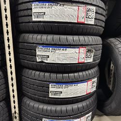 Good Quality//205/55/16 Falken SN250 A/S 80,000 Mileage Warranty 