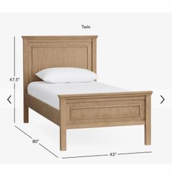 Pottery barn kid twin bed
