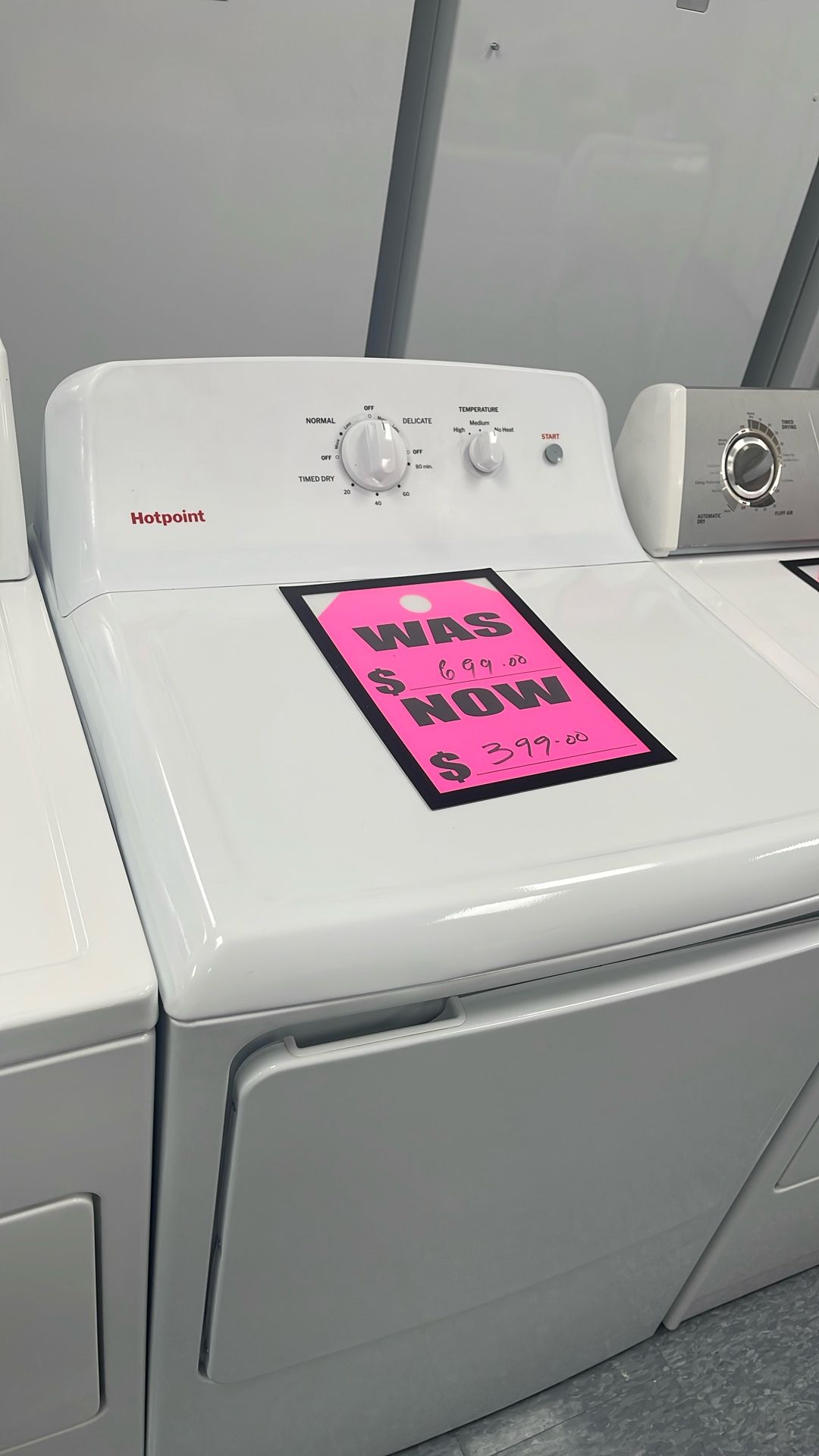 Used Hotpoint Dryer. 1 Year Warranty