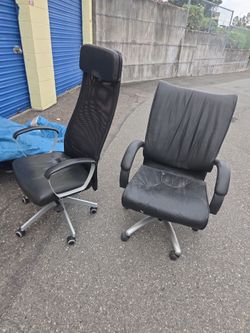 Leather office chairs