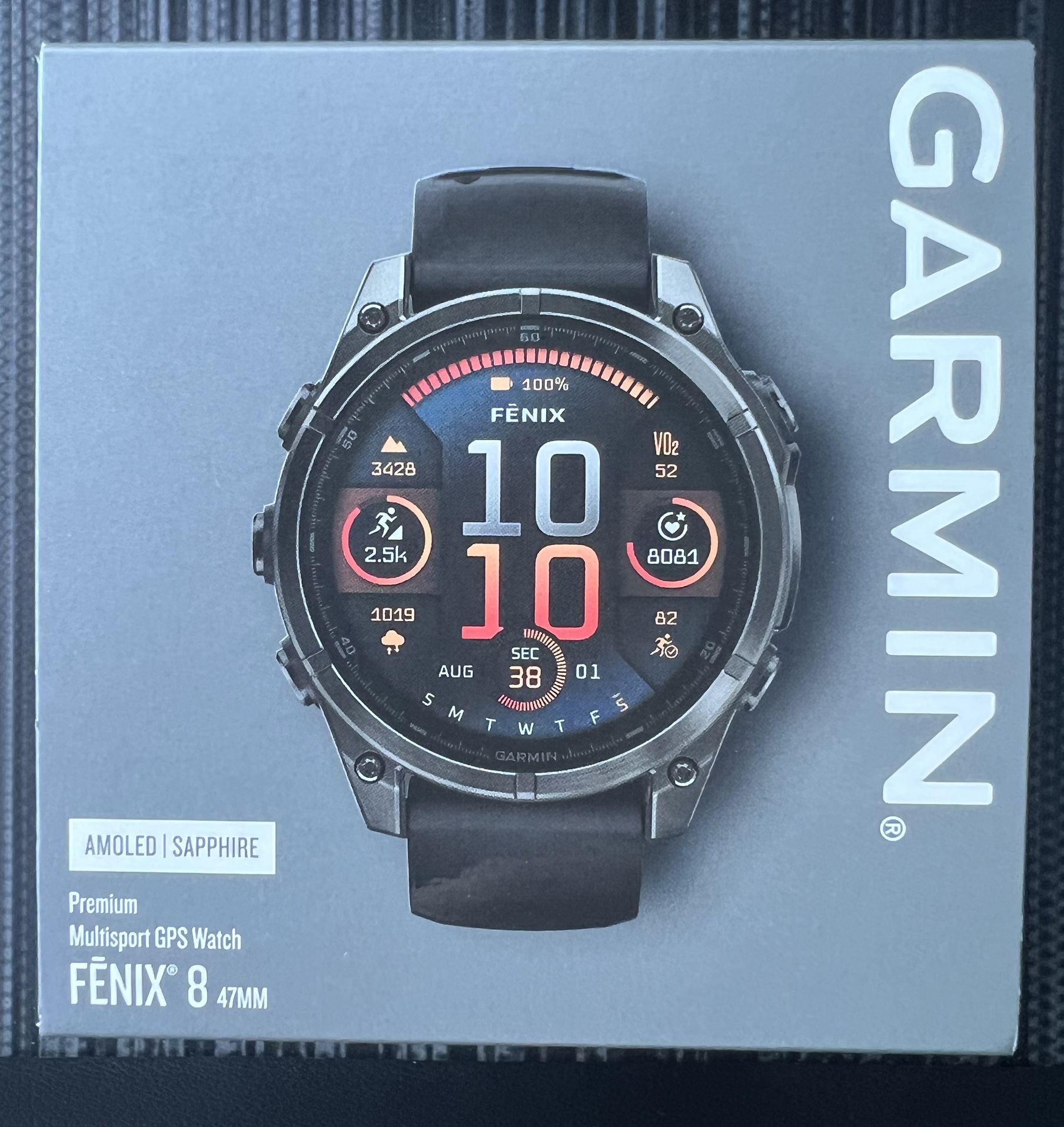 Garmin Fenix 8 Amoled Sapphire 47mm