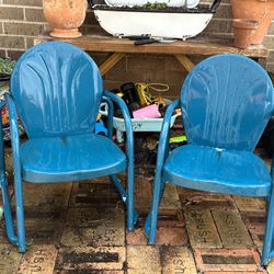 Vintage Kids, Chairs, Metal