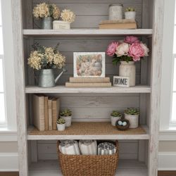 Spring Bunny Floral Wooden Frame