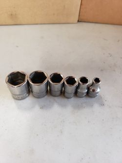 Snap-on 1/4" Metric Shallow Sockets 