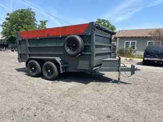 Dump trailer 8x12x4