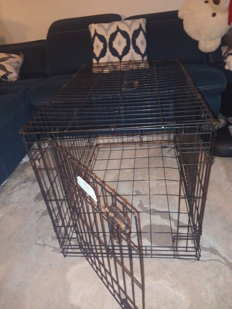 Double Door Dog Crate