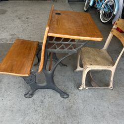 Vintage School Desk