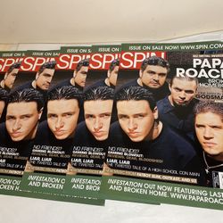 (5) PAPA ROACH SPIN MAGAZINE 2000 PROMO POSTER Infest 12 x 17