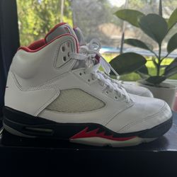 Fire Red 5s 