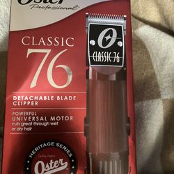Detachable Blade Clipper Oster Classic 76 