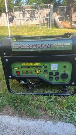 Sportsman generator 4000 surge watts