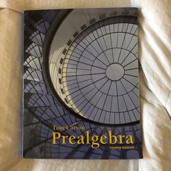 Tom Carson Prealgebra 4th Edition