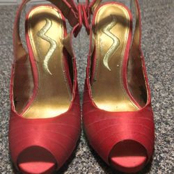 RED COLOR HIGH HEELS 
