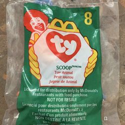 Vintage McDonald’s Ty Scoop Plush Toy