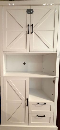 White cabinet