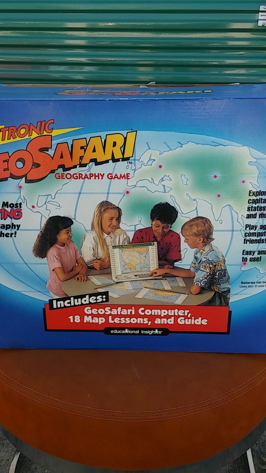 Electronic GeoSafari game for kids