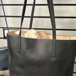 Shinola, Leather Black Tote Bag