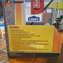 Dura Heat 240 Volts 21 Amps 5000 Watts Permanent Installation Electric Forced Air Heater 