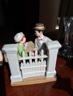 Norman Rockwell Original Porcelain Figurine Titled "The Rivals"