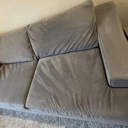 Deep Seat Comfy Sofa W/ Upholstery Chair