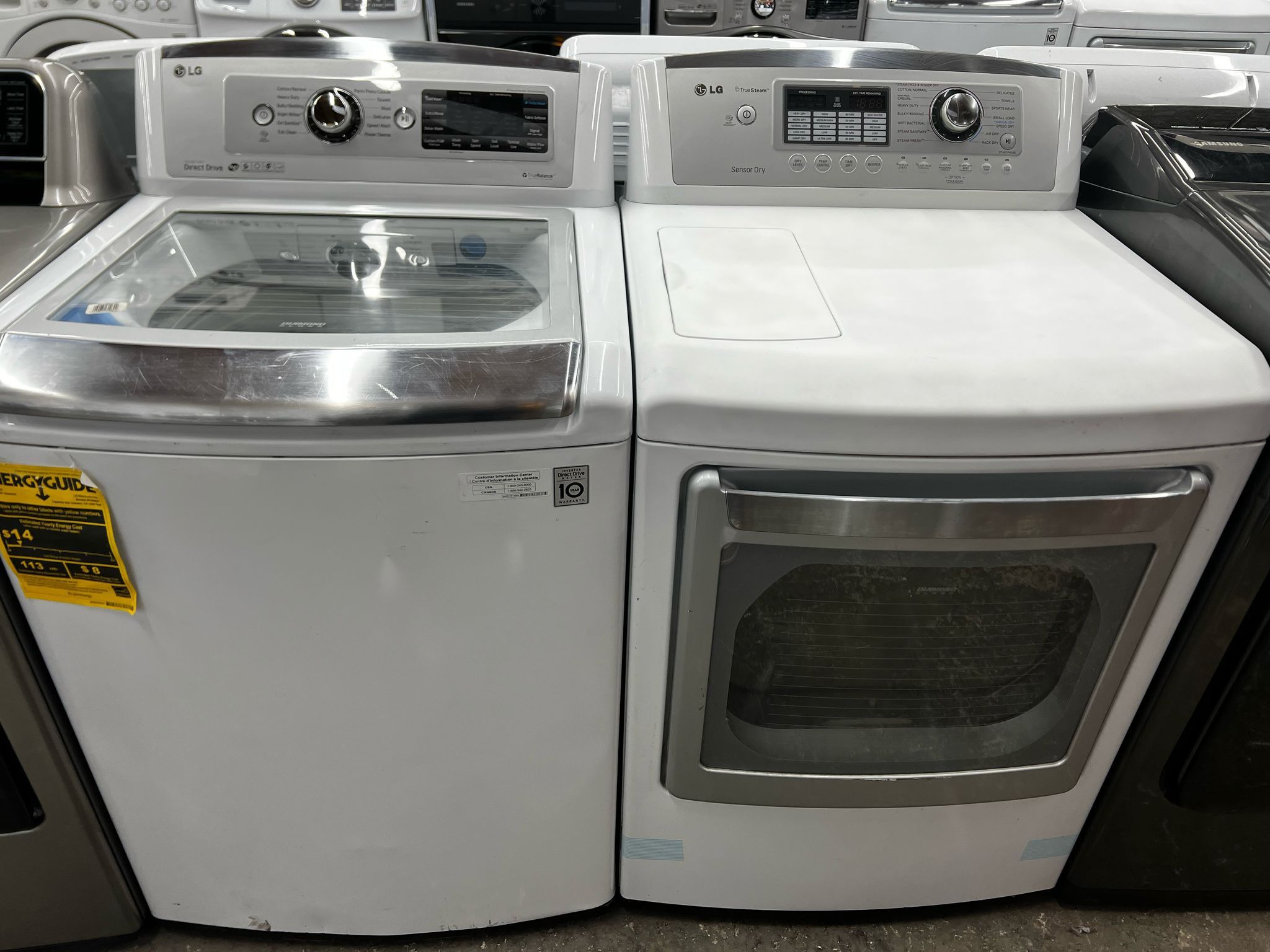 LG Washer And Gas Dryer Front Load Set We Are Located In The Blue Building