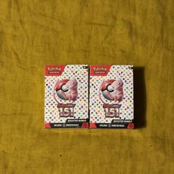 Pokemon 151 Booster Bundles Sealed