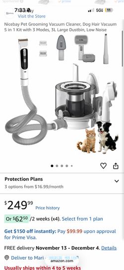 Pet Grooming Vacuum