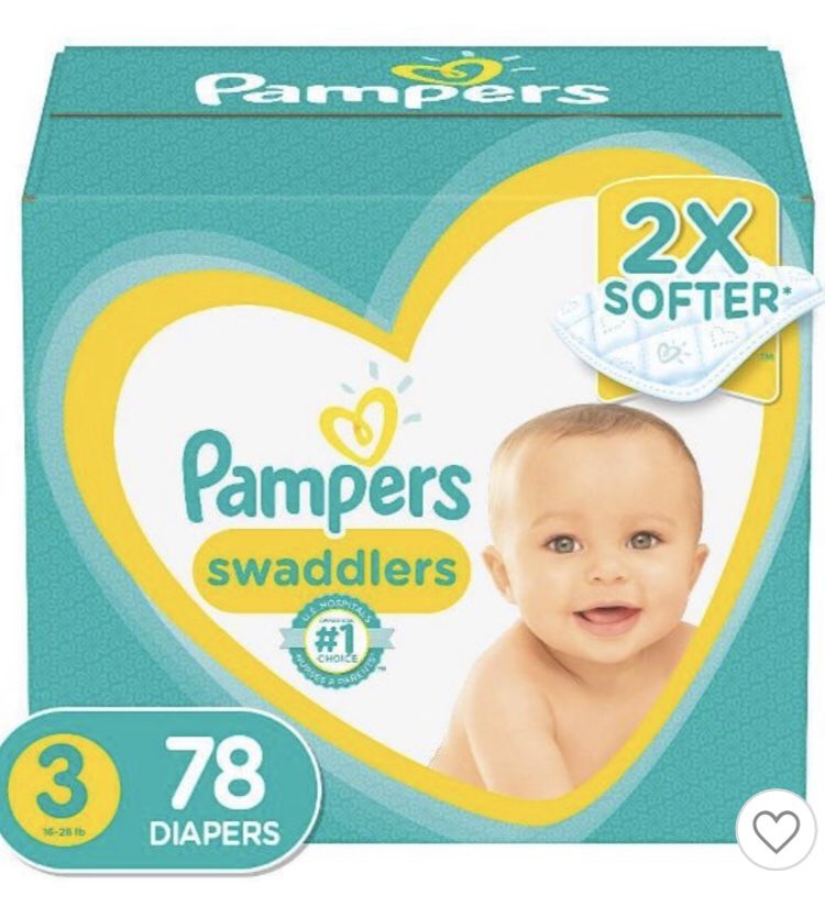 Pampers brand new diapers size 3 (two boxes 78 in each)