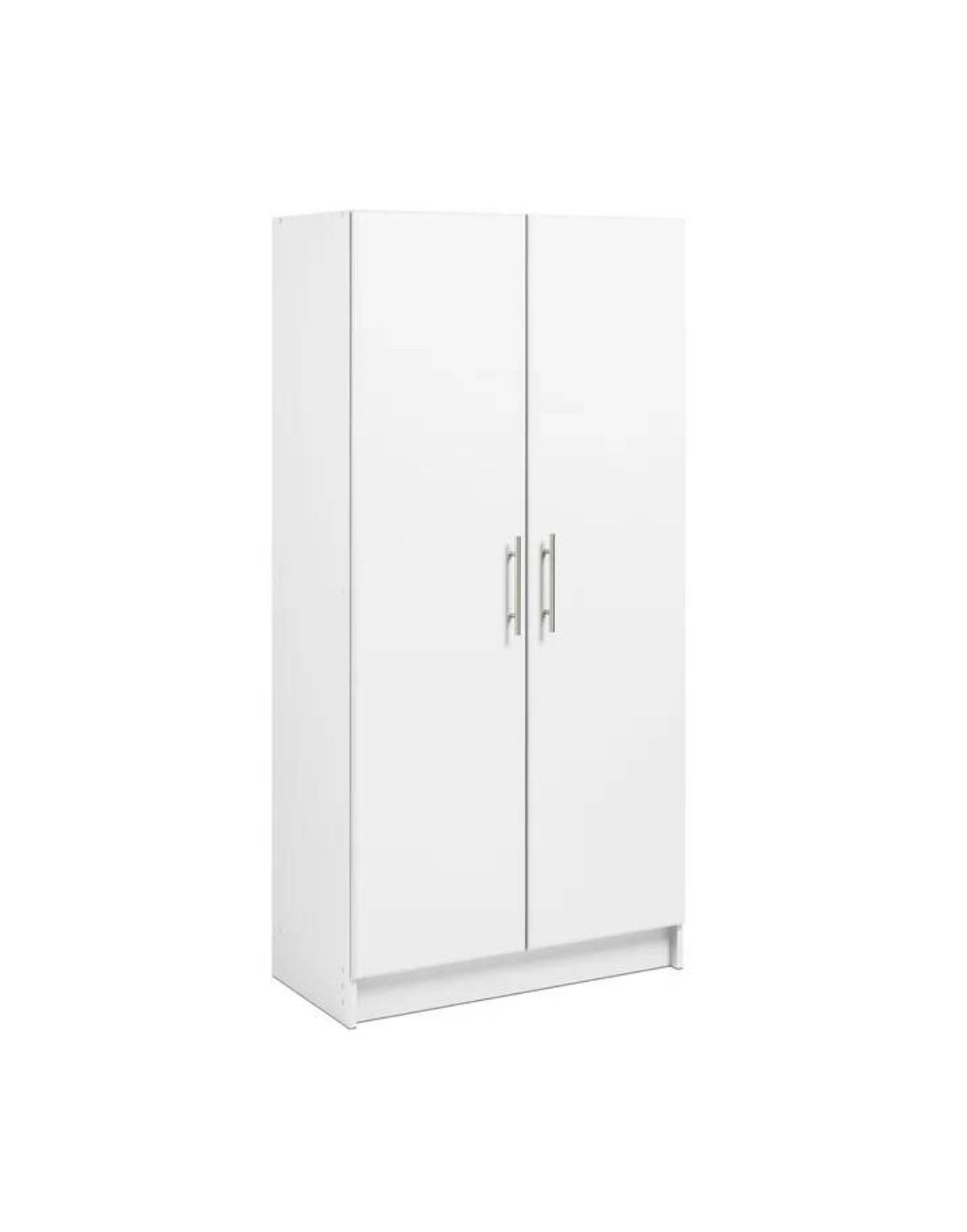 White storage cabinet pantry with adjustable shelves - NEW