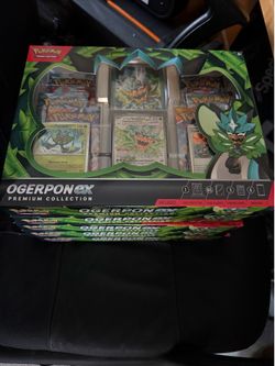 Pokemon : Surging Sparks 6 packs each - Ogerpon EX Premium Collection x 5