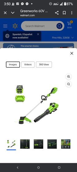 80volt Blower And Weed Eater+ Battery And Charger 